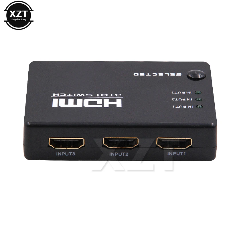 Новейший Интеллектуальный переключатель HDMI/сплиттер HD 1080p с 3 портами