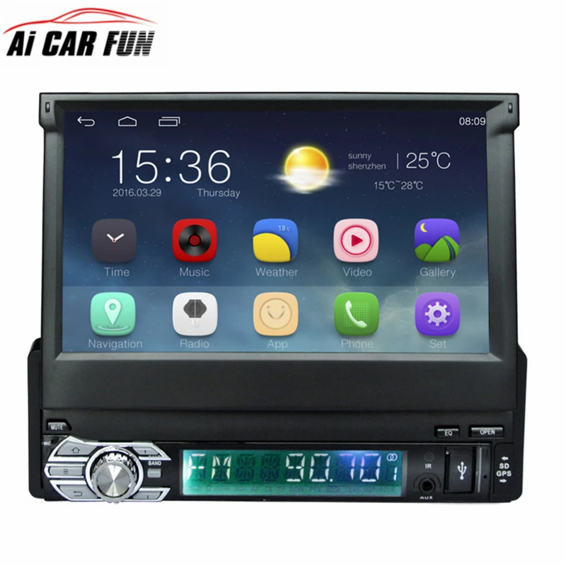 Android 6.0 Car Radio Stereo Universal 7" Capacitive 1024 ...