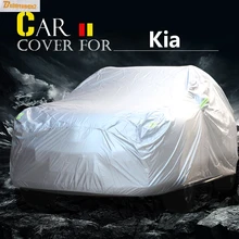 Buildreamen2 Car Cover Anti UV Sun Snow Rain Scratch Dust Resistant Waterproof Cover For Kia Venga