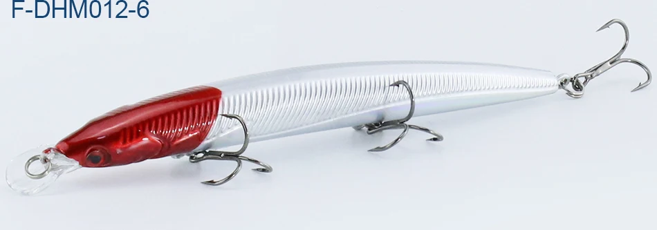 Frwanf 6 Pcslot Minnow 14cm 14g Swimbait Hard Lure Artificial Wobblers for Fishing Lure Whopper Plopper (11)