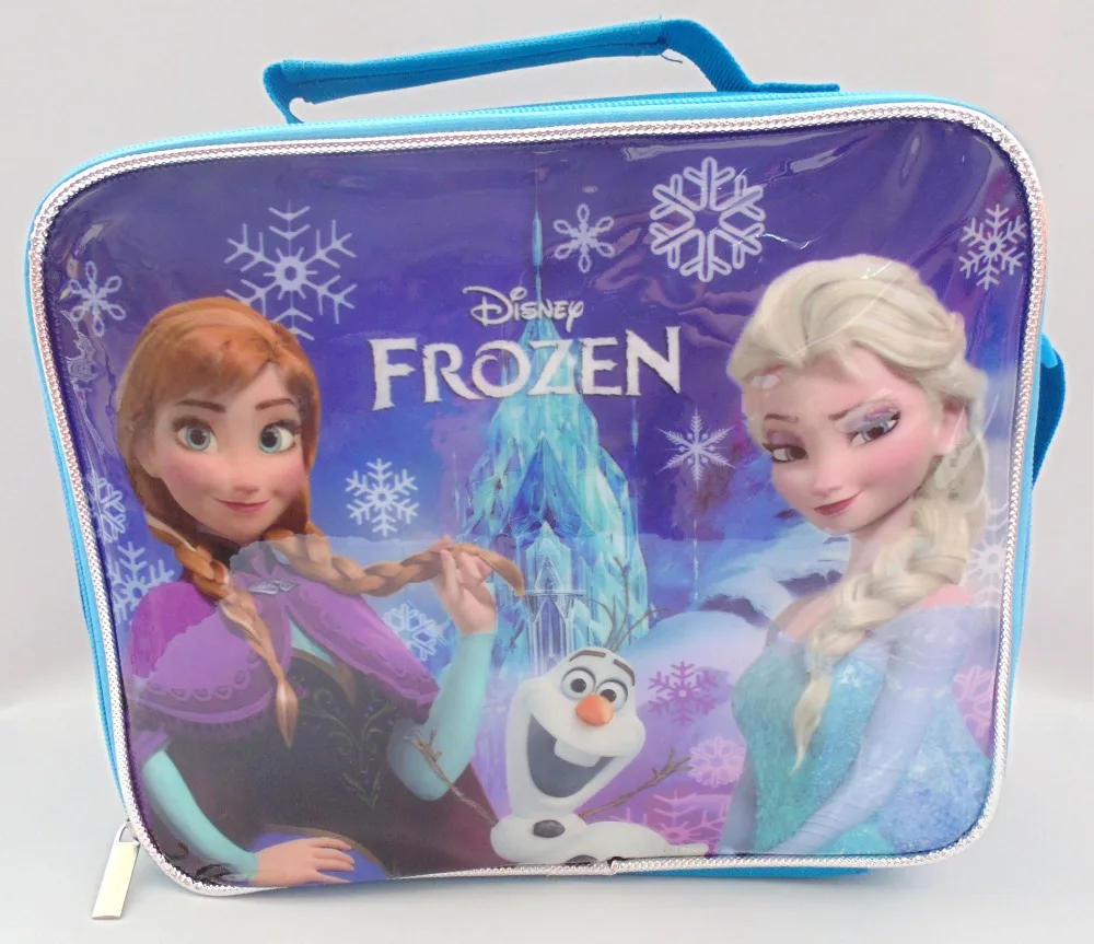 Disney Frozen мультфильм детей Эльза Анна Студенческая сумка для термоса коробка плеча Сумка для пикника пакет для ланча бэнто коробка для