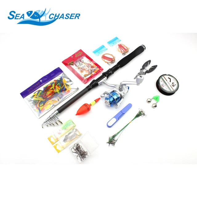 Special Offers High Quality Carbon Fishing Rod Portable Foldable  Spinning rod Telescopic Rods Fishing Lures and Reels Fishing Tackle Set 