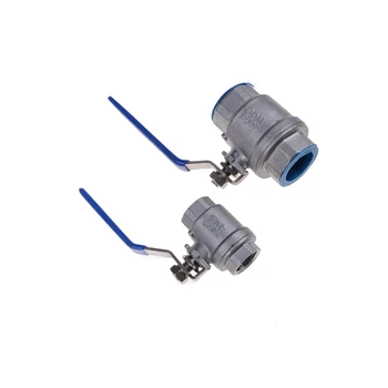 

1PCS SS 304 Stainless Steel Vinyl Handle 1'' WOG1000 Ball Valve Full Port Plumbing Fixing Female NPT Threaded