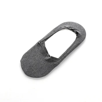 

2019 High Quality Bamboo Fiber Cotton Men Socks Invisible Shallow Mouth Silicone Non-Slip Short Socks Summer Autumn Men Slippers