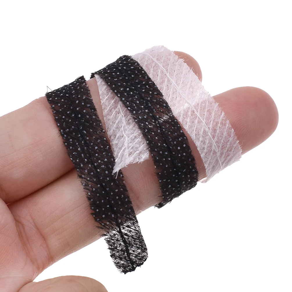 100m Black White Color Non-woven Fabric Fusible Single Side Adhesive Tape Interlining Cloth DIY Sewing Lining Supplies