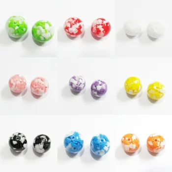 

Newest ! 10mm/12mm/14mm/16mm/18mm/20mm Resin Spall /Crushed Stone Beads For Bracelet/Necklace/Earring/ Hair Accessories /DIY