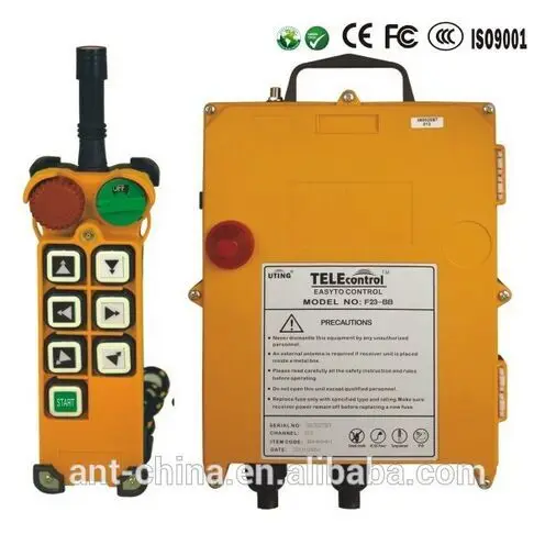 

2017 New UTING F24-6D Wireless Remote 6 Buttons Double Speed Industrial Control For hoist Crane