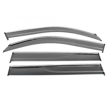 

4pcs Brand New Car Window Visor Vent Shade Sun Rain Deflector Guard Fit For Toyota Land Cruiser 2008-2019 Car Accessories