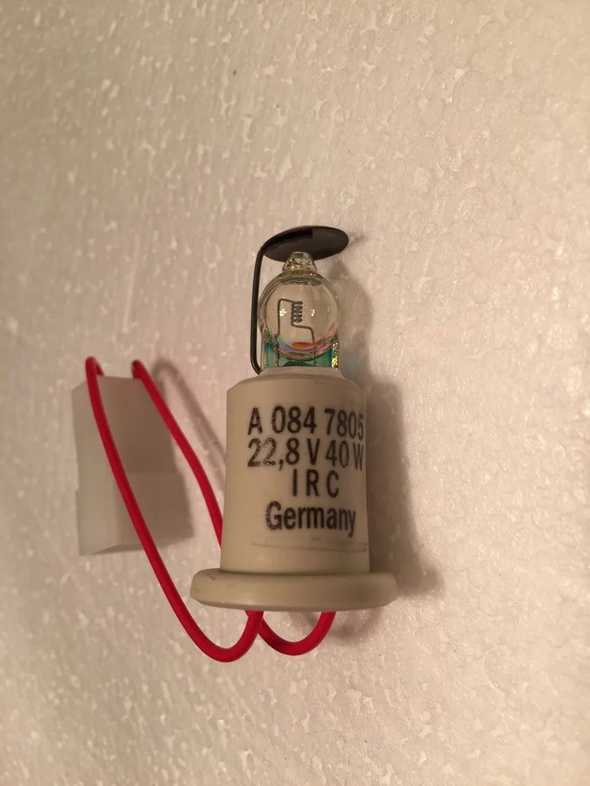 

40w 22.8v irc merilux halogen lamp IRC 22.8v40w operation lamp dr fischer