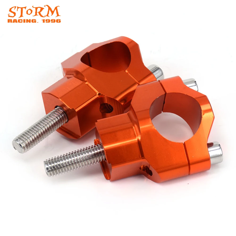 28MM 1 1/8" Aluminum CNC Handlebar Bar Clamps Handlebar Bar Risers