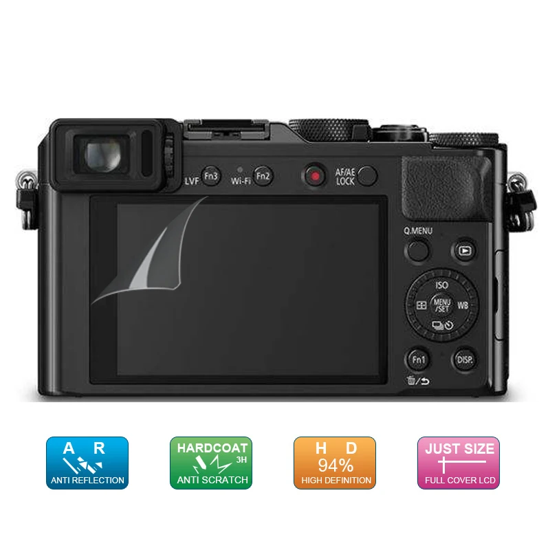 (6 Pz, 3 Pack) Lcd Schermo Di Visualizzazione Dello Schermo Della Pellicola Della Protezione Della Protezione Per Panasonic Lumix Dmc-Dmc-Lx100/Dmc Lx