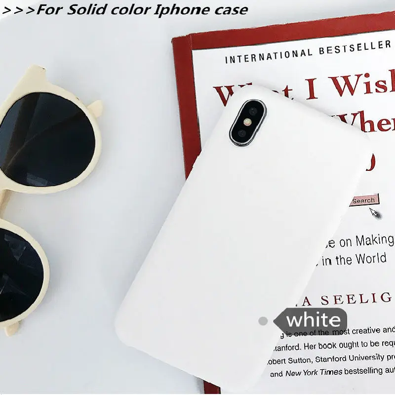 

Solid color original new liquid silicone case for IphoneX 5 6s 7 8 All-inclusive anti-fall soft shell Fashion trend Yellow white