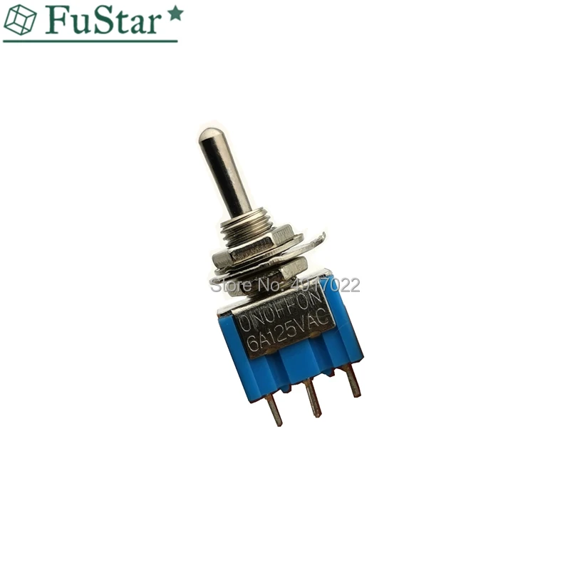 5 шт./лот мини MTS-103 3-контактный SP3T ON-OFF-ON 6A 125V 3A250VAC переключатели хорошего качества