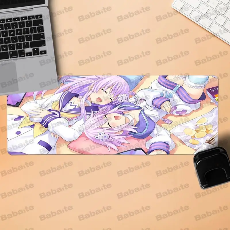 Babaite Vintage Cool Hyperdimension Neptunia Customized laptop Gaming mouse pad rubber for cs dota