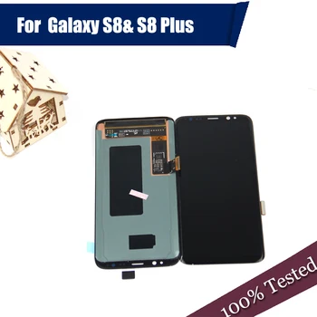 

LCD For SAMSUNG Galaxy S8 Display S8 Plus G950 G950F G955 G955F Touch Screen Digitizer Assembly with tools
