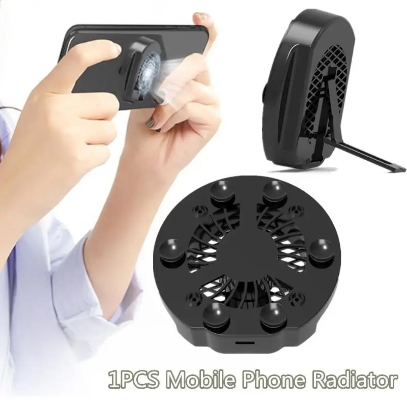 Foldable Mobile Phone Cooler Cooling Support Holder Bracket with Fan Radiator for iPhone Samsung Huawei Xiaomi Smartphone Tablet | Мобильные