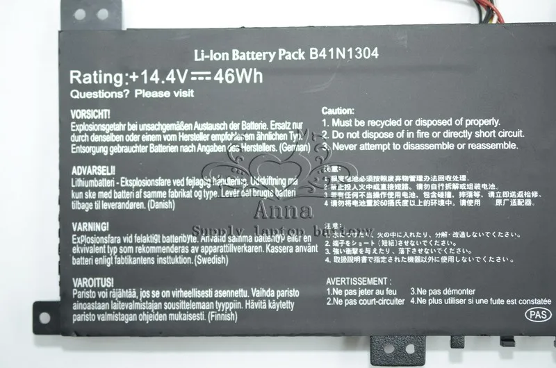 JIGU B41N1304 Original laptop Battery For ASUS S451LAS451LA-DS51T-CAVivoBook V451LA VivoBook V451LA-DS51T