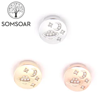 

Somsoar Jewelry starry sky Slide Charms universe fit 10mm Mesh Bracelet and Leather Wrap Bracelet accessories 10pcs/lot