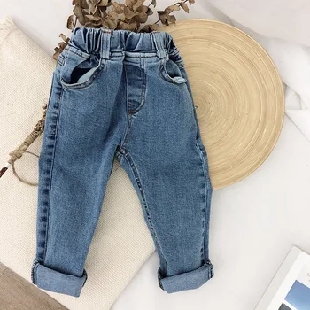 

1 2 3 4 5 Years Kids Trousers Pant Fashion Girls Jeans Children Boys Jeans Kids Denim Pants Baby Jean Spring Infant Clothing