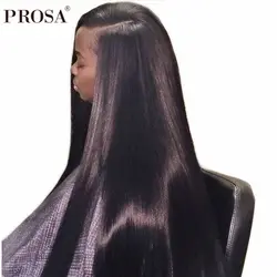 5x5 Кружева Закрытия парик глубокий часть 250 плотность Синтетические волосы на кружеве человеческих волос парики для женский, черный