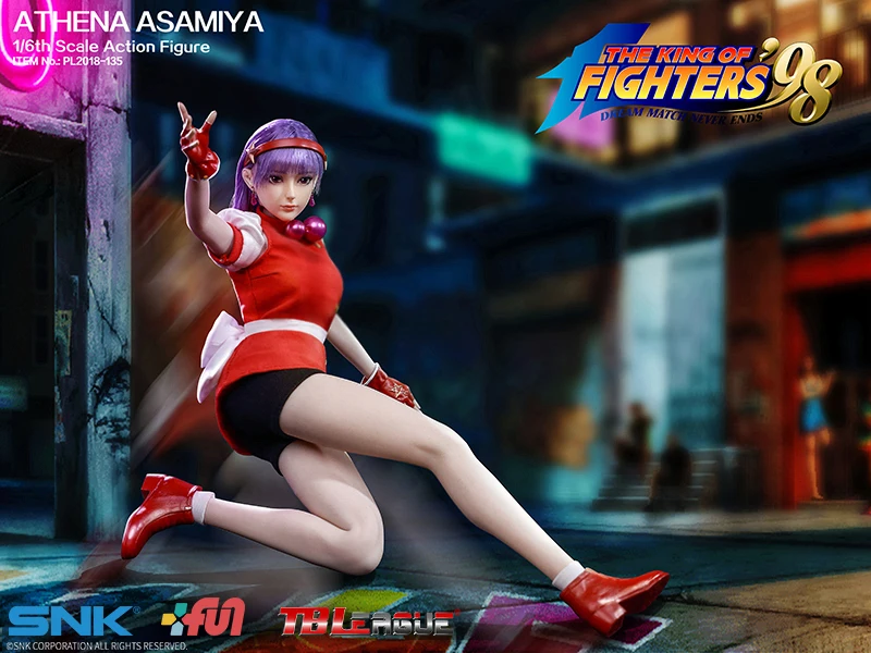 TBLeague PHICEN бесшовный Женский Корпус KOF 98 Athena Asamiya 1/6 фигура|Игровые фигурки и