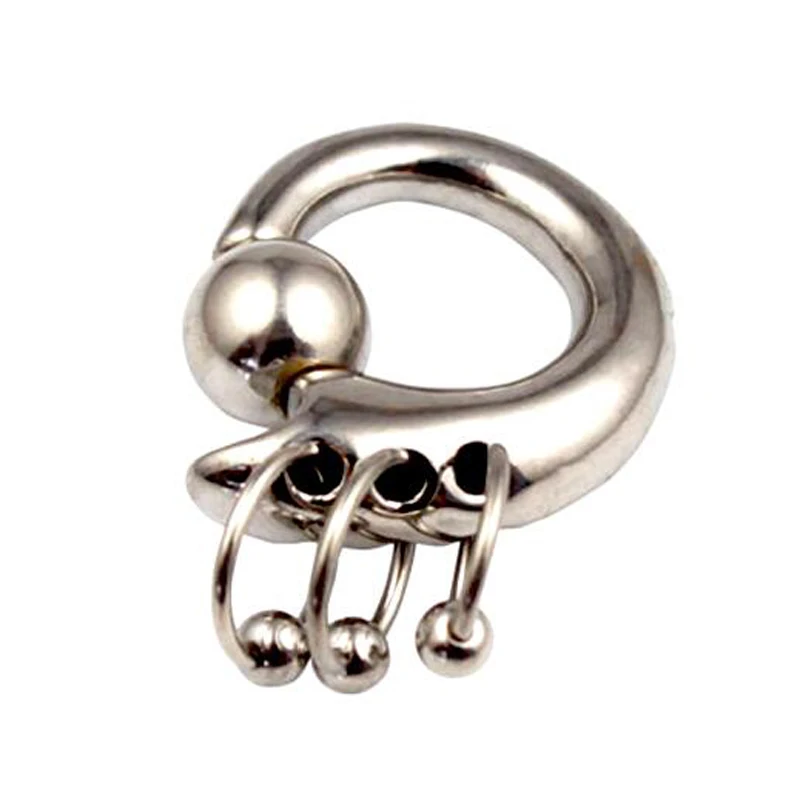 

SaYao 1 Piece Big Size Stainless Steel Captive Hoop Rings BCR Spring Tragus Ear Piercing Nose Closure Nipple Bar Body Jewelry