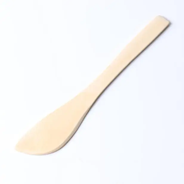 1000 шт/лот деревянная посуда крем-маска для сыра гуакамол нож для масла инструмент для размазывания деревянная посуда SN1875