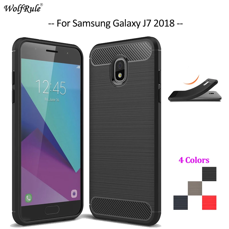 Чехлы для Samsung Galaxy J7 2018 Мягкий Силиконовый прочный бампер чехол телефона J737A |