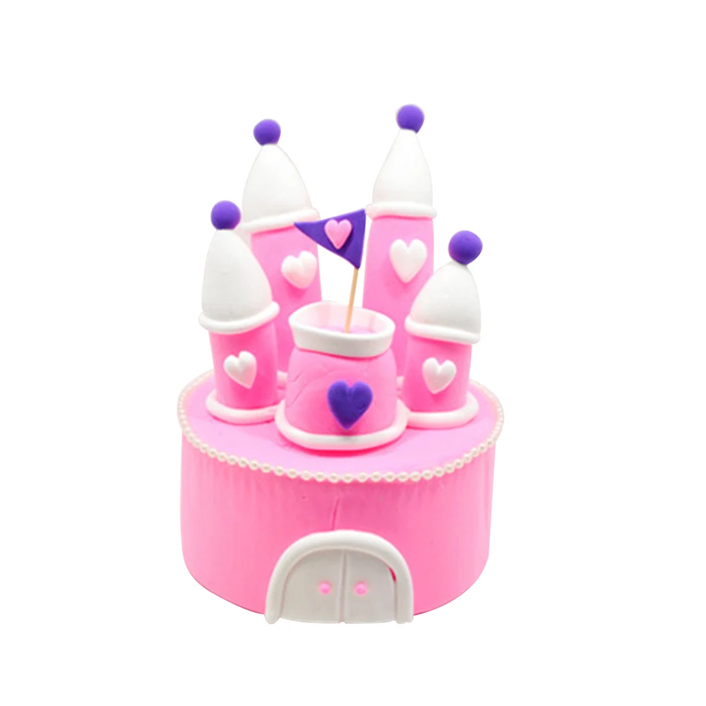 Красочные Пластилин торт окружающей среды Light Clay торт ручной работы комплект DIY Craft мягкая глина игрушки для детей на день рождения DIY