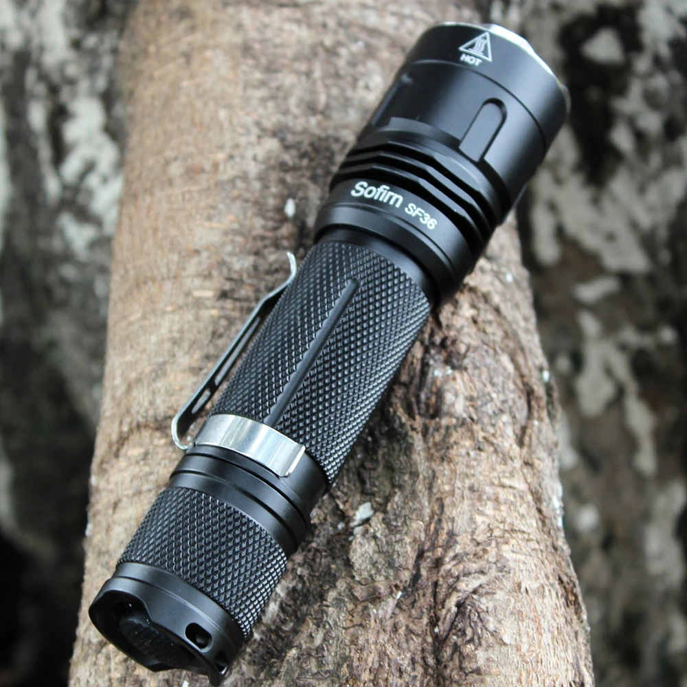 Sofirn SF36 Tactical LED Flashlight 18650 Cree XPL 1100 Lumen Powerful EDC Portable Torch Light