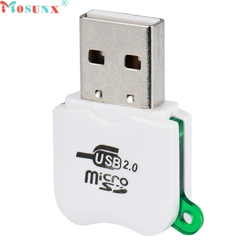 Mosunx Advanced U диск топ Отдел высокоскоростной мини USB 2,0 Micro SD TF T-Flash считыватель карт памяти адаптер 1 шт