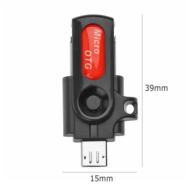 Портативный многофункциональный 2 в 1 взаимный обмен данными между компьютером и периферийными устройствами с поддержкой OTG кард-ридер