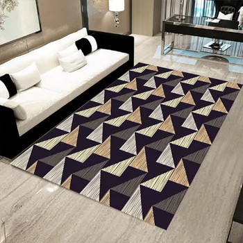 

Nordic Simple style carpet Household 3D printed soft carpets for Living room coffee table bedroom area Rugs bedside Antiskid Mat