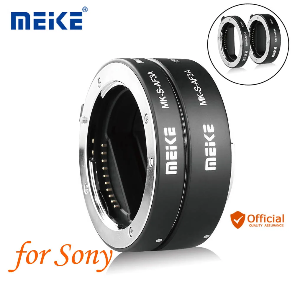 Meike Auto Focus Macro Extension Tube 10mm 16mm for Sony E Mount FE