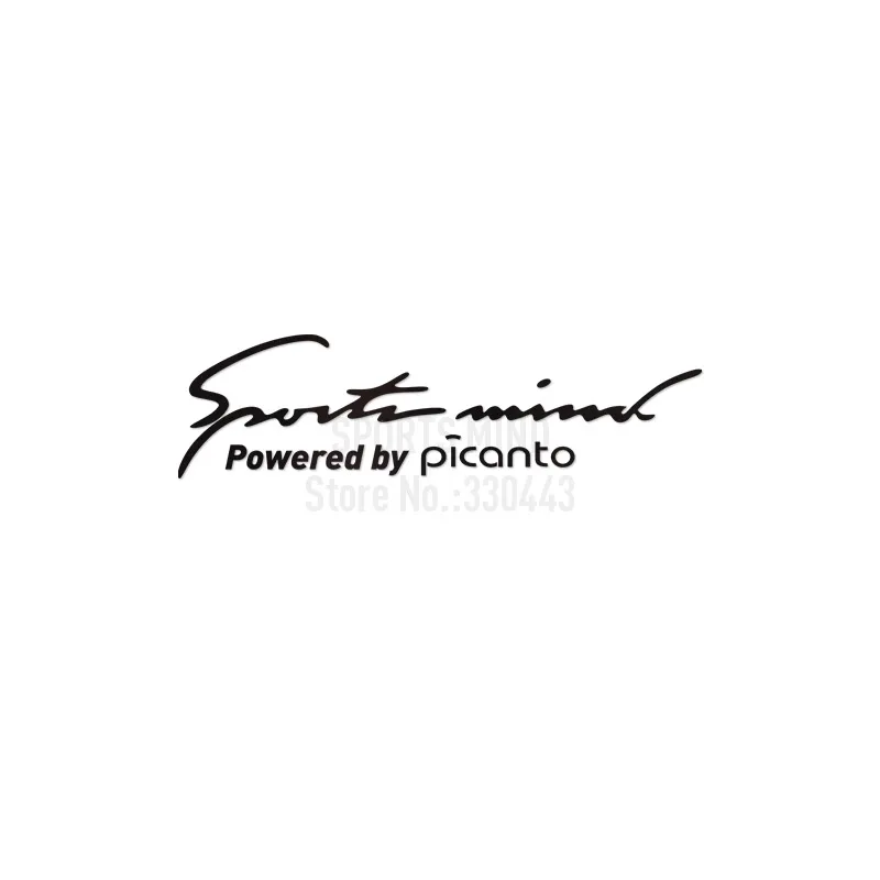 Sports Mind Car Sticker Decal Automobiles Car Styling Auto Accessories For Kia Picanto Morning GT Line Car Accessories