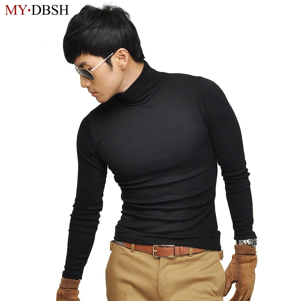 2020 Fashion Mens Turtleneck High Elastic T Shirts Spring Autumn Turtle Neck T Shirt Brand Warm Autumn Men S Long Sleeve T Shirt Long Sleeve T Shirt Brand T Shirtfashion T Shirt Aliexpress