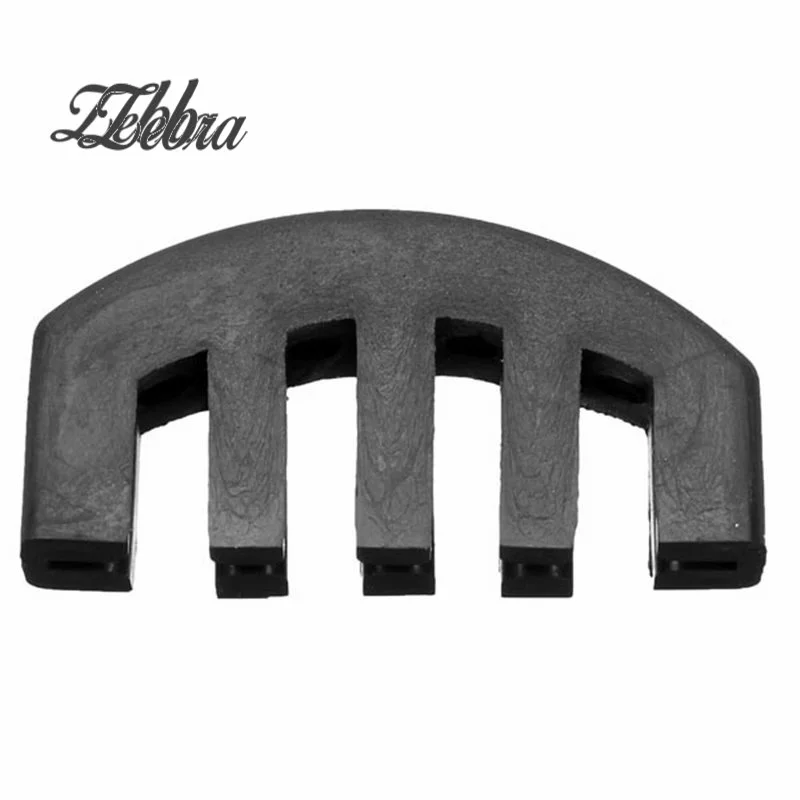 

Zebra Hot Sale Black Violin Plastic Rubber Silencer Violin Mute For 4/4 Violin Fiddle Mute Parts Musical Instrument Accessories