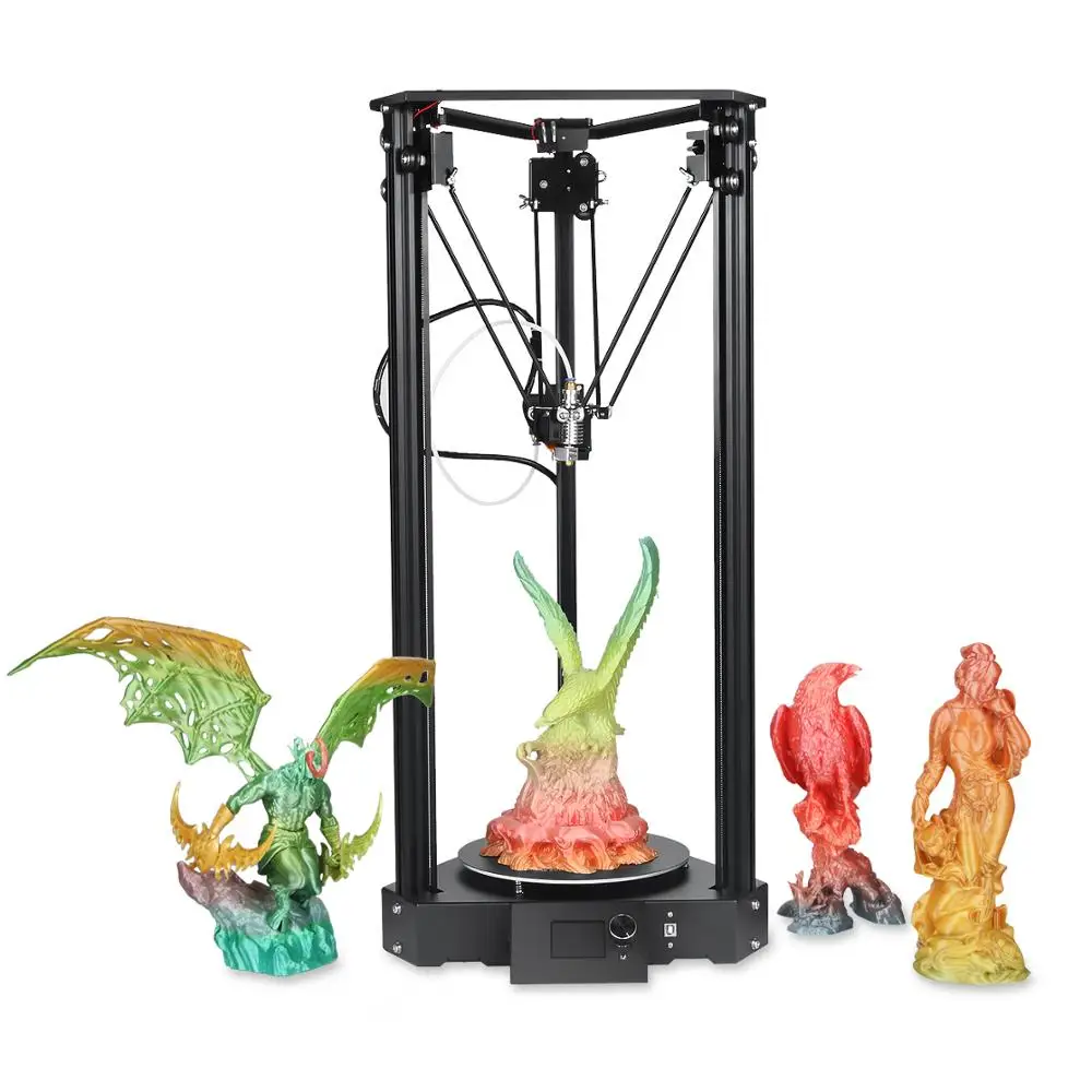 

3D printer metal delta printing high precision with laser engraving function intelligent leveling intelligent refueling