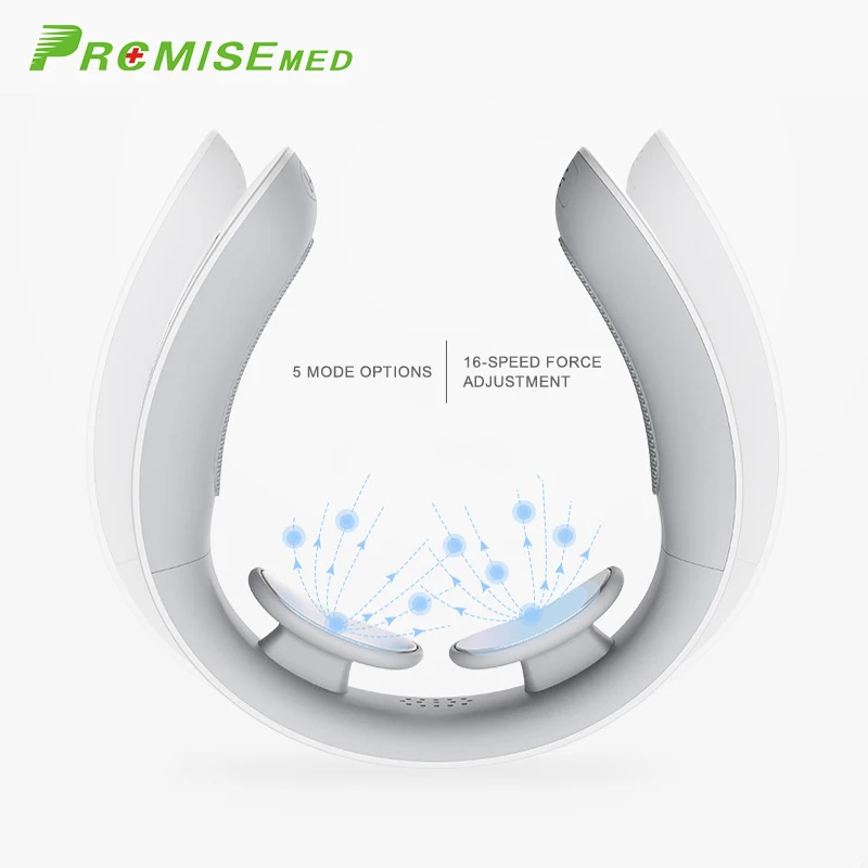 pr+mise Electric Pulse Back and Neck Massager Far Infrared Heating Pain Relief Tool Health Care Multifunctional Physiotherap