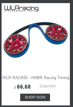 WLR RACING-HNBR гоночный Ремень ГРМ синий+ алюминиевый Cam gear красный для B18C Integra GSR/type-R WLR-TB1003B+ 6532R