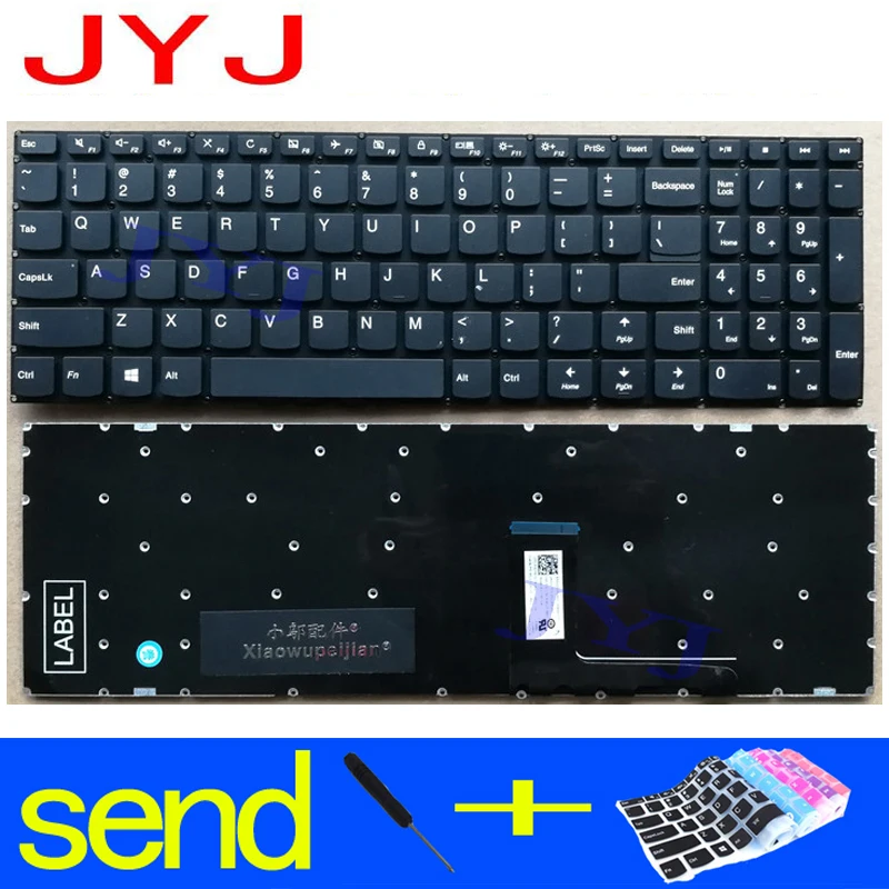 

New Keyboard FOR Lenovo Touch-15ISK Ideapad 310-15ISK V310-15ISK 310-15 without on-off Send a transparent protective film