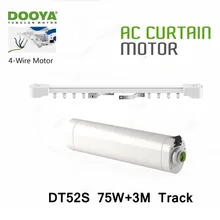 Aliexpress - Dooya DT52S 75W 4 Wire Strong Motor+3M Track,Open Closing Window Motorized Curtain Rail,Special Project Motor,Automatic Curtain