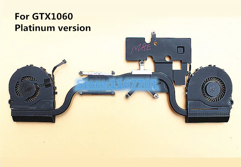 cheap New Original Laptop Notebook CPU GPU cooling Radiator heatsink amp;Fan for ThundeRobot TR 911M 911 M6C NL8E GTX1060 Platinum Edition