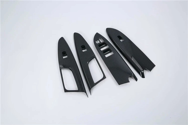 De plata/fibra de carbono de Color Interior un partes Conner cubierta adornos para Mitsubishi Eclipse Cruz 2017 2018 De plata/fibra de carbono de Color Interior un partes Conner cubierta adornos para Mitsubishi Eclipse Cruz 2017 2018