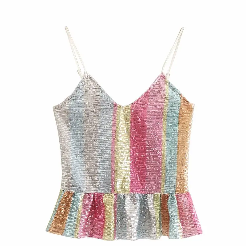 

BB45-9374 European and American fashion colour sequined jacket