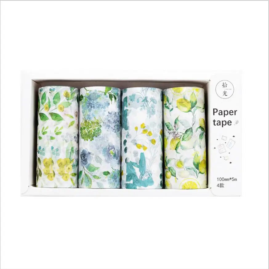

"Flower Chat" 1 Roll Masking Tape Washi Tape Beautiful Scrapbooking Tape Craft Decor Gift Wrap Tapes