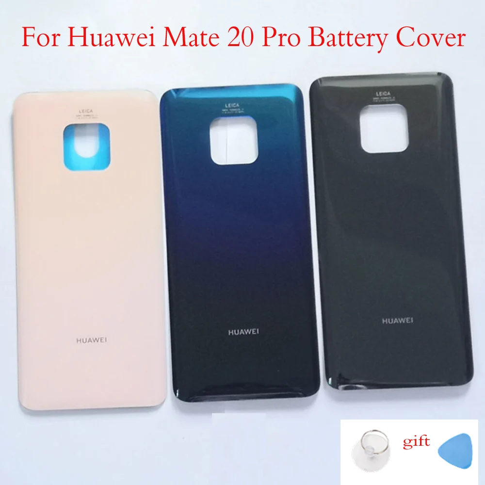 Стекло для Huawei Mate 20 Pro крышка батареи Замена задняя дверь задний корпус huawei mate20 pro