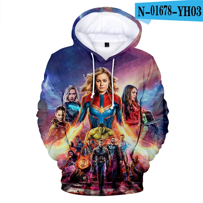 

Avengers Endgame Hoodie Hooded Moletom Long Sleeve Men Hoodies Sweatshirts Oversized Harajuku Streetwear Hoodie Sweatshirts Men