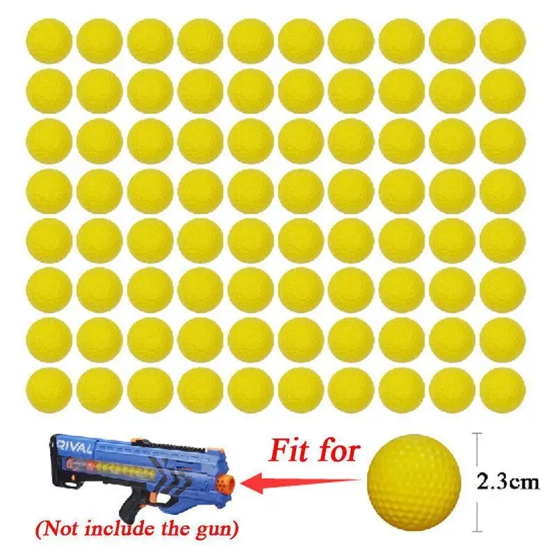 

1PC High Quality Ball Bullets For Rival Zeus Apollo Nerf Toy Gun Soft Round Darts For Nerf Rivals Gun Best Gift J11