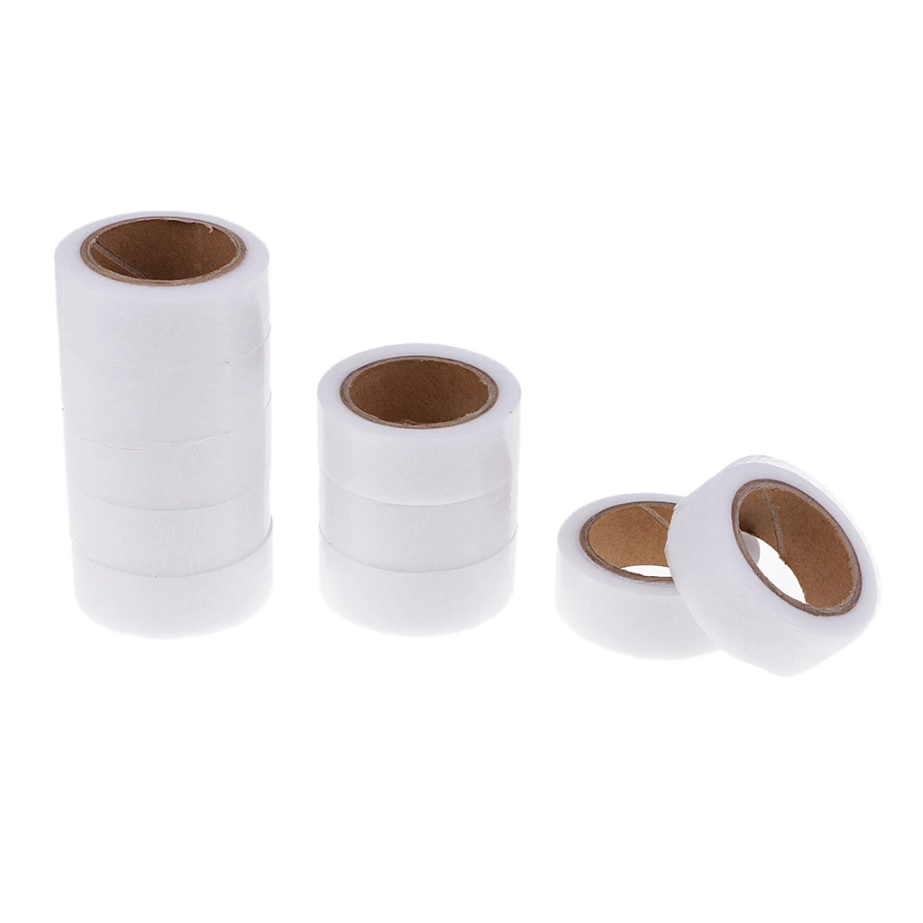 10Pcs Wonder Web Iron On Hemming Tape Sewing Fusible Fusing Tape Webbing Roll 8 Meters X 2 Cm Wide